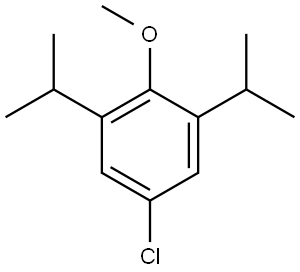 5-chloro-1,3-diisopropyl-2-methoxybenzene Structure