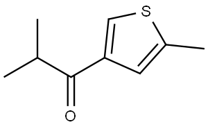 2-methyl-1-(5-methylthiophen-3-yl)propan-1-one Structure