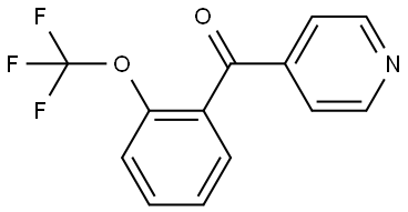 pyridin-4-yl(2-(trifluoromethoxy)phenyl)methanone Structure