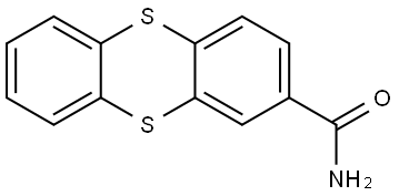 2-Thianthrenecarboxamide Structure