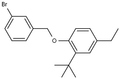 1-((3-bromobenzyl)oxy)-2-(tert-butyl)-4-ethylbenzene Structure