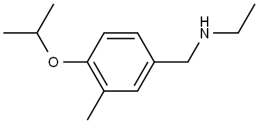 N-Ethyl-3-methyl-4-(1-methylethoxy)benzenemethanamine Structure