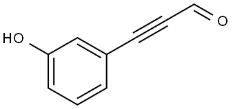 3-(3-Hydroxyphenyl)-2-propynal Structure