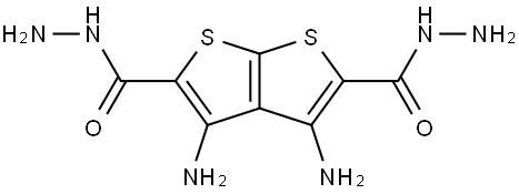 3,4-diaminothieno[2,3-b]thiophene-2,5-dicarbohydrazide Structure