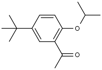 1-(5-(tert-butyl)-2-isopropoxyphenyl)ethanone Structure