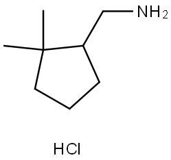 (2,2-dimethylcyclopentyl)methanamine hydrochloride Structure