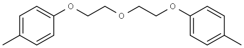 Benzene, 1,1'-[oxybis(2,1-ethanediyloxy)]bis[4-methyl- (9CI) Structure