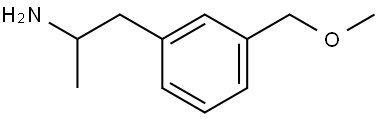 1-(3-(methoxymethyl)phenyl)propan-2-amine Structure