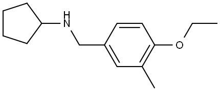 N-Cyclopentyl-4-ethoxy-3-methylbenzenemethanamine Structure