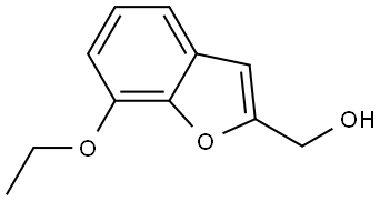 (7-ethoxybenzofuran-2-yl)methanol Structure