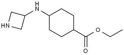 ethyl 4-(azetidin-3-ylamino)cyclohexanecarboxylate Structure