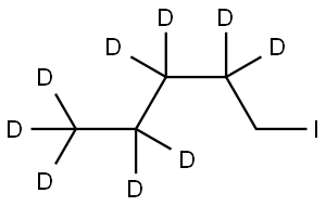 1-Iodopentane-2,2,3,3,4,4,5,5,5-d9 Structure