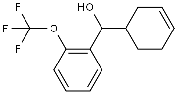 α-3-Cyclohexen-1-yl-2-(trifluoromethoxy)benzenemethanol Structure