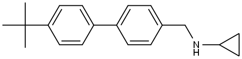 N-Cyclopropyl-4'-(1,1-dimethylethyl)[1,1'-biphenyl]-4-methanamine Structure