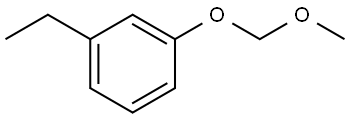 1-ethyl-3-(methoxymethoxy)benzene Structure