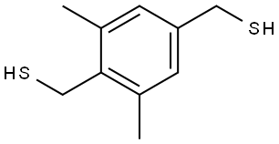 1,4-Benzenedimethanethiol, 2,6-dimethyl- Structure