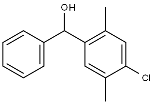 (4-chloro-2,5-dimethylphenyl)(phenyl)methanol Structure