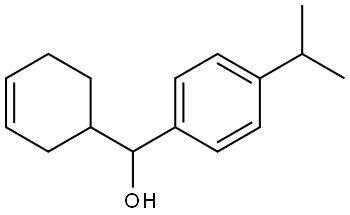 α-3-Cyclohexen-1-yl-4-(1-methylethyl)benzenemethanol Structure