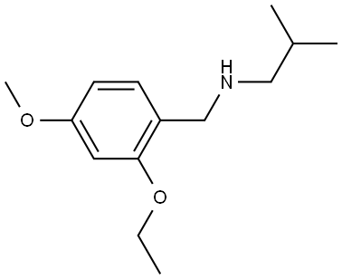 2-Ethoxy-4-methoxy-N-(2-methylpropyl)benzenemethanamine Structure