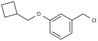 1-(chloromethyl)-3-(cyclobutylmethoxy)benzene Structure