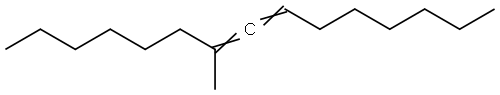 7-methylpentadeca-7,8-diene Structure