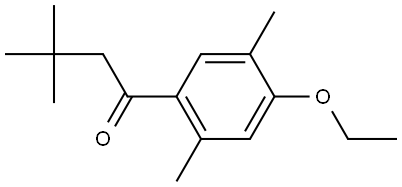 1-(4-Ethoxy-2,5-dimethylphenyl)-3,3-dimethyl-1-butanone Structure