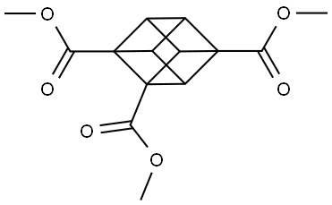 1,2,4-Trimethyl pentacyclo[4.2.0.02.5.038.04,7joctane-1,2,4-tricarboxylate Structure