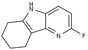 2-Fluoro-6,7,8,9-tetrahydro-5H-pyrido[3,2-b]indole Structure