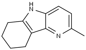 6,7,8,9-Tetrahydro-2-methyl-5H-pyrido[3,2-b]indole Structure