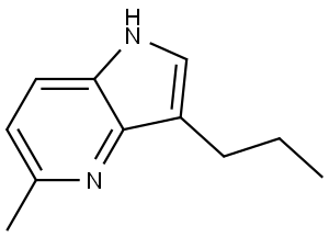 5-Methyl-3-propyl-1H-pyrrolo[3,2-b]pyridine Structure