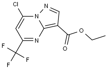 ethyl 7-chloro-5-(trifluoromethyl)pyrazolo[1,5-a]pyrimidine-3-carboxylate Structure