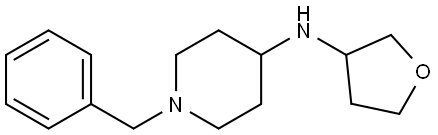 1-benzyl-N-(tetrahydrofuran-3-yl)piperidin-4-amine Structure