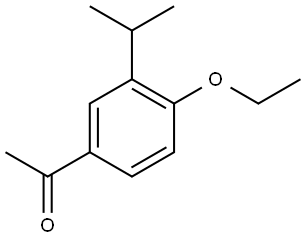 1-(4-ethoxy-3-isopropylphenyl)ethanone Structure