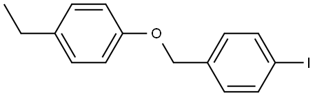 1-ethyl-4-((4-iodobenzyl)oxy)benzene Structure