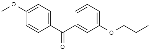 Methanone, (4-methoxyphenyl)(3-propoxyphenyl)- Structure