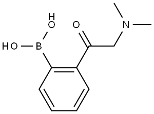 Boronic acid, B-[2-[2-(dimethylamino)acetyl]phenyl]- 구조식 이미지