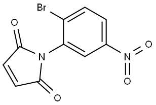 1-(2-bromo-5-nitrophenyl)-1H-pyrrole-2,5-dione Structure