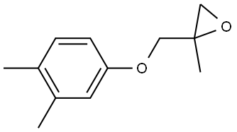 Oxirane, 2-[(3,4-dimethylphenoxy)methyl]-2-methyl- Structure