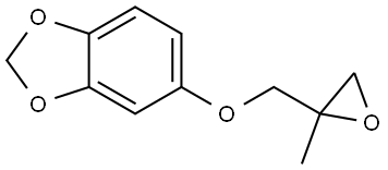 5-[(2-Methyl-2-oxiranyl)methoxy]-1,3-benzodioxole Structure