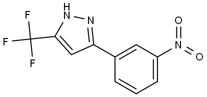 5-(3-nitrophenyl)-3-(trifluoromethyl)-1H-pyrazole Structure