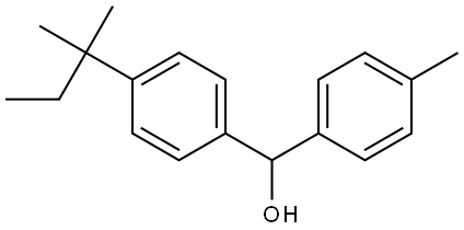 (4-(tert-pentyl)phenyl)(p-tolyl)methanol Structure