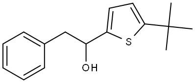 5-(1,1-Dimethylethyl)-α-(phenylmethyl)-2-thiophenemethanol Structure