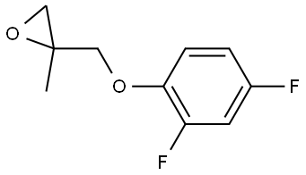 2-[(2,4-Difluorophenoxy)methyl]-2-methyloxirane Structure