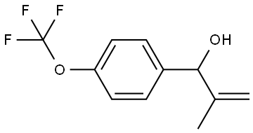 α-(1-Methylethenyl)-4-(trifluoromethoxy)benzenemethanol Structure