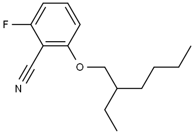 2-[(2-Ethylhexyl)oxy]-6-fluorobenzonitrile Structure