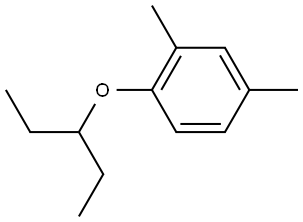 1-(1-Ethylpropoxy)-2,4-dimethylbenzene Structure