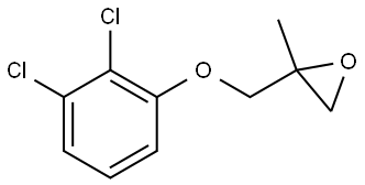 Oxirane, 2-[(2,3-dichlorophenoxy)methyl]-2-methyl- Structure