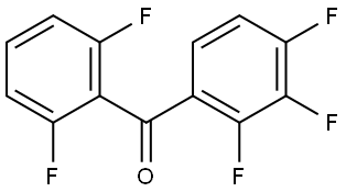 Methanone, (2,6-difluorophenyl)(2,3,4-trifluorophenyl)- Structure