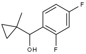 2,4-Difluoro-α-(1-methylcyclopropyl)benzenemethanol Structure