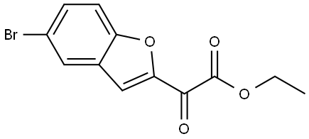 ethyl 2-(5-bromobenzofuran-2-yl)-2-oxoacetate Structure